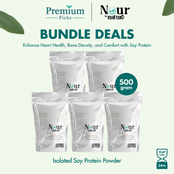 Premium Picks - Bundle Nour by Nature Isolated Soy Protein Powder 5 Units