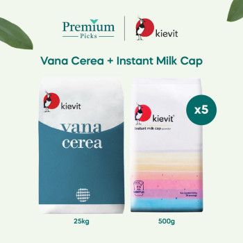 Premium Picks Vana Cerea + 5 Unit Kievit Instant Milk Cap
