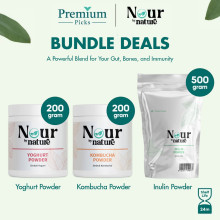 Premium Picks- Bundle Inulin Powder + Kombucha Powder + Yoghurt Powder = Gut Combo