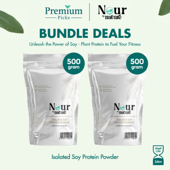 Premium Picks - Bundle Nour by Nature Isolated Soy Protein Powder 2 Units